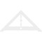 Ekena Millwork Pitch Artisan Architectural Grade PVC Gable Pediment, 72"W x 36"H x 1"P (12/12) GPP072X036X100ART - alternate 2